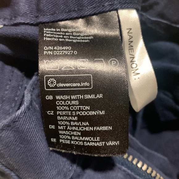 H&M navy blue toddler tapered jeans size 18-24months - Picture 4 of 4